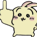 Middle_Finger_usagi custom emote | Brewish | Roblox Cafe Game