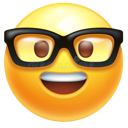 Nerd3 Discord Emoji from Fictoria