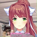 251_monikadeletethis custom emote from Rabbit Hole