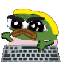 pepe_typing animated emote from kriguG