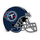 Tennessee Titans football helmet with the team logo on the side.