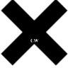 Geometric white lines form an angular, sharp pattern against a solid black background.