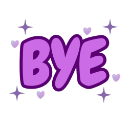682485bye Discord sticker from 𝕄𝕚𝕤𝔽𝕚𝕥 ℂ𝕣𝕖𝕨