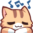 catvibing Discord sticker from Cyberpunk Syndicate ☁୨ৎ