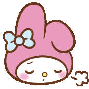 mymelodysigh animated emote - bunette Ი⑅𐑼