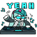 DJMiku Discord sticker | #VTuberTH/ToBreakTheLoop