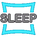 Sleep animated emote - Luminous Lounge