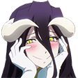AlbedoBlush custom emote - ۶ৎ　‿　cemetery　 ݁ 　˖