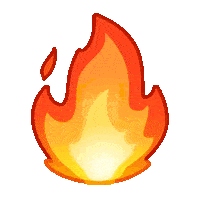 fire animated Discord emote - IceMega