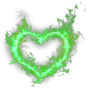 green_flames custom emote from 𝘿𝘼𝙍𝙆 𝙒𝙃𝙄𝙎𝙋𝙀𝙍𝙀𝙍𝙎 𝙤𝙨