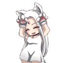 Neko animated emote - 𝘈𝘯𝘪𝘮@𝘯𝘪𝘢𝘤𝘴 ✦🍄