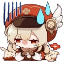 KleeAshamed Discord Emoji from The Advanced Nurturing High School