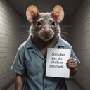 rat Discord sticker | Real Eyes Realize Real Lies