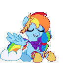 RainbowDance_ANC animated Discord emote - Friendship Academy - MLP