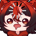 Anime character with a dazed expression and a spinning loading icon above their head.