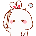 bunny_thinking animated GIF emoji - Starpatch