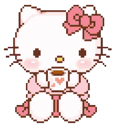 78005hellokittywithtea animated Discord emote from iamsanna