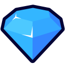 Diamond Discord sticker from Kyzen's Roblox Community