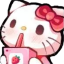 hellokitty_sip_fem Discord sticker | Apricity™ 😻 | Egirl • Social • Chat • Chill • Vc • Ask To DM