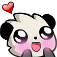 PandaBlush Discord sticker from Phasmophobia Germany