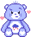 CareBearBlue animated Discord emote - Obsidian Advertising