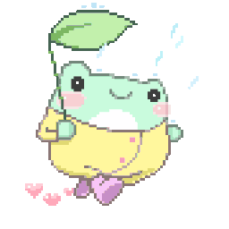 froggie animated GIF emoji from trans chompers