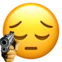 emoji_sad_gun custom emote - Zenii's Crewmates