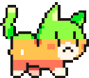 glitchcat animated emote - 🐦🦚Quanteck P.🦩🦜: 🥴🎮🤪We Smell Good In Here🥴🎮🤪