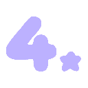 four Discord sticker from ꒰ Charmant ꒱