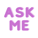 AskMe Discord sticker from ⚔ ✧ 𝑬𝒙𝒕𝒊𝒏𝒄𝒕 & 𝑼𝒏𝒉𝒊𝒏𝒈𝒆𝒅 18+ | Official