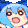 Anime character dissolving into a cloud of blue pixels.