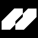 Heat symbol featuring two slanted white rectangular blocks on a black background.