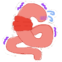 Scared_worm Discord Emoji - The Sandbox