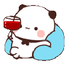 a_drink_vine1 animated GIF emoji from Bunnies Cafe 18+