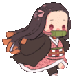nezuko_run animated emote | 💠✦ ♂Rudiax’s Basement 𖤐✦⚔