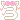 Number three emoticon decorated with cat ears, a pink bow, and floating hearts in a pixel art style.