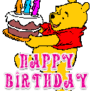 winniethepoohbirthdaySticker animated GIF emoji - HaniCraft Community