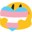 blobtransgenderheart Discord sticker from LatexFurs