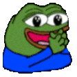 peepoClap animated Discord emote from It's - Hoppy Room 💐🌷