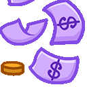 E9_MoneyRain animated Discord emote from Cicada