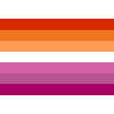 lesbianflag custom emote from Sapphic Kingdom