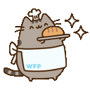 PusheenLoaf animated Discord emote from The Group Chat