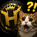 A brown tabby cat with an open mouth and wide eyes looking shocked next to a yellow question mark and exclamation point.