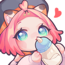 waifudionasip Discord sticker from ₍ᐢᐢ₎      ✿  ੭   pocky  bakery  ♡⃘ ⊹