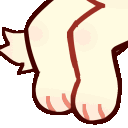 leggies_paws_tail_wag animated Discord emote | TheFemmys