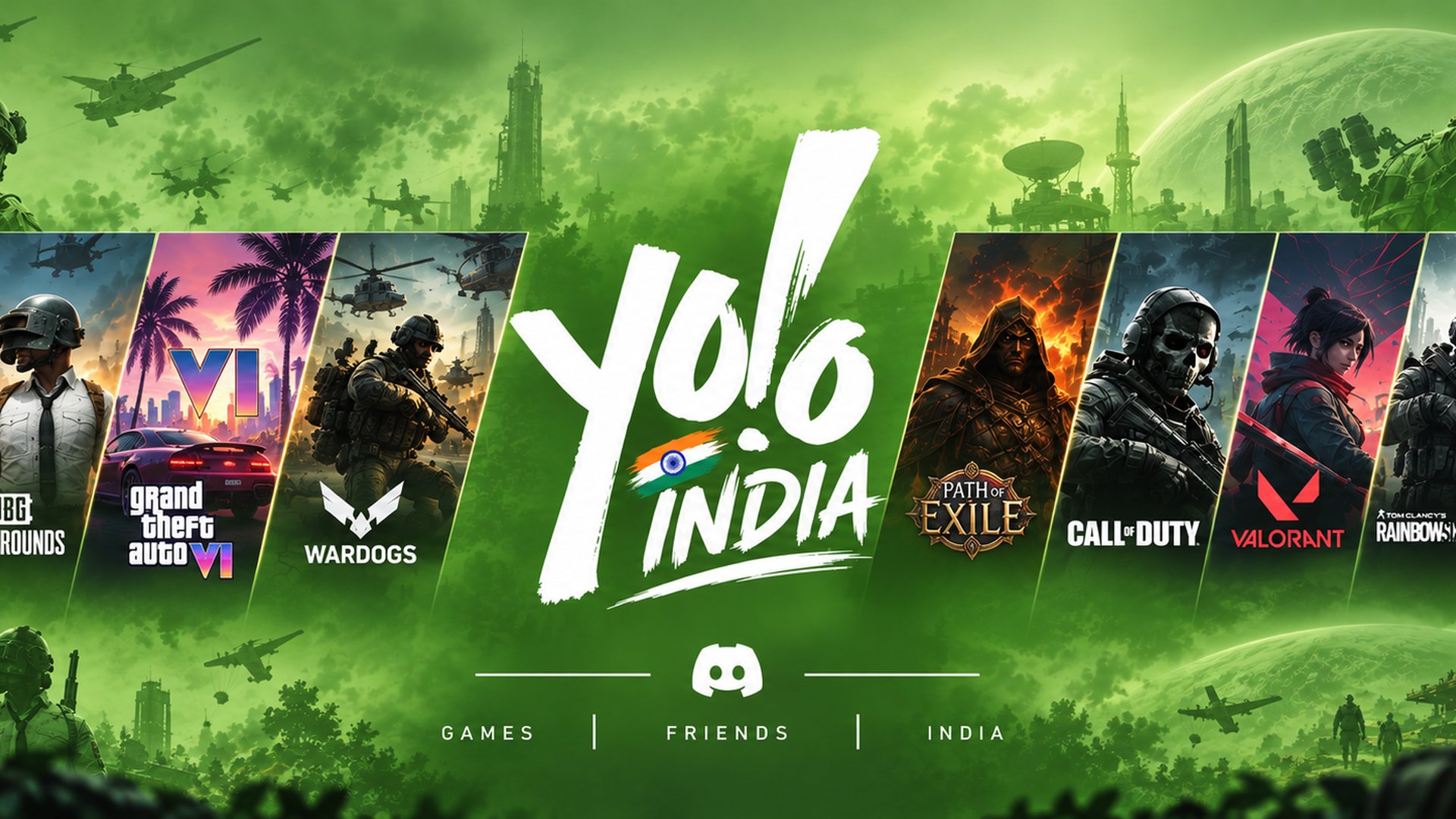 YO!O India server banner