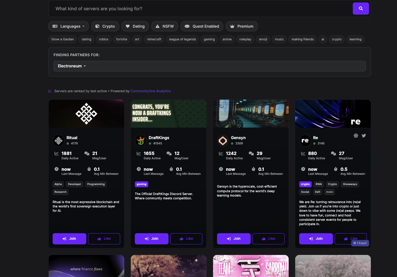 Discord Server List: Grow Your Community | CommunityOne